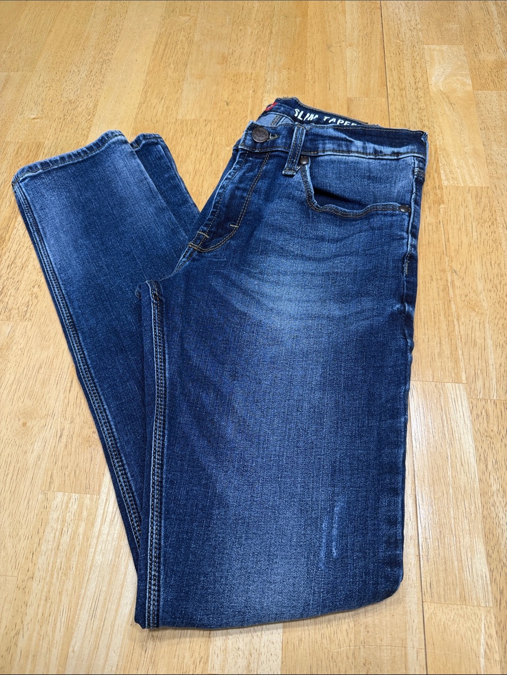 Wrangler’s Slim Fit Men’s Jeans in Dark Blue